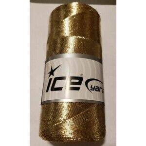 NEW X1 gold Metallic cotton 200 grams New YARN